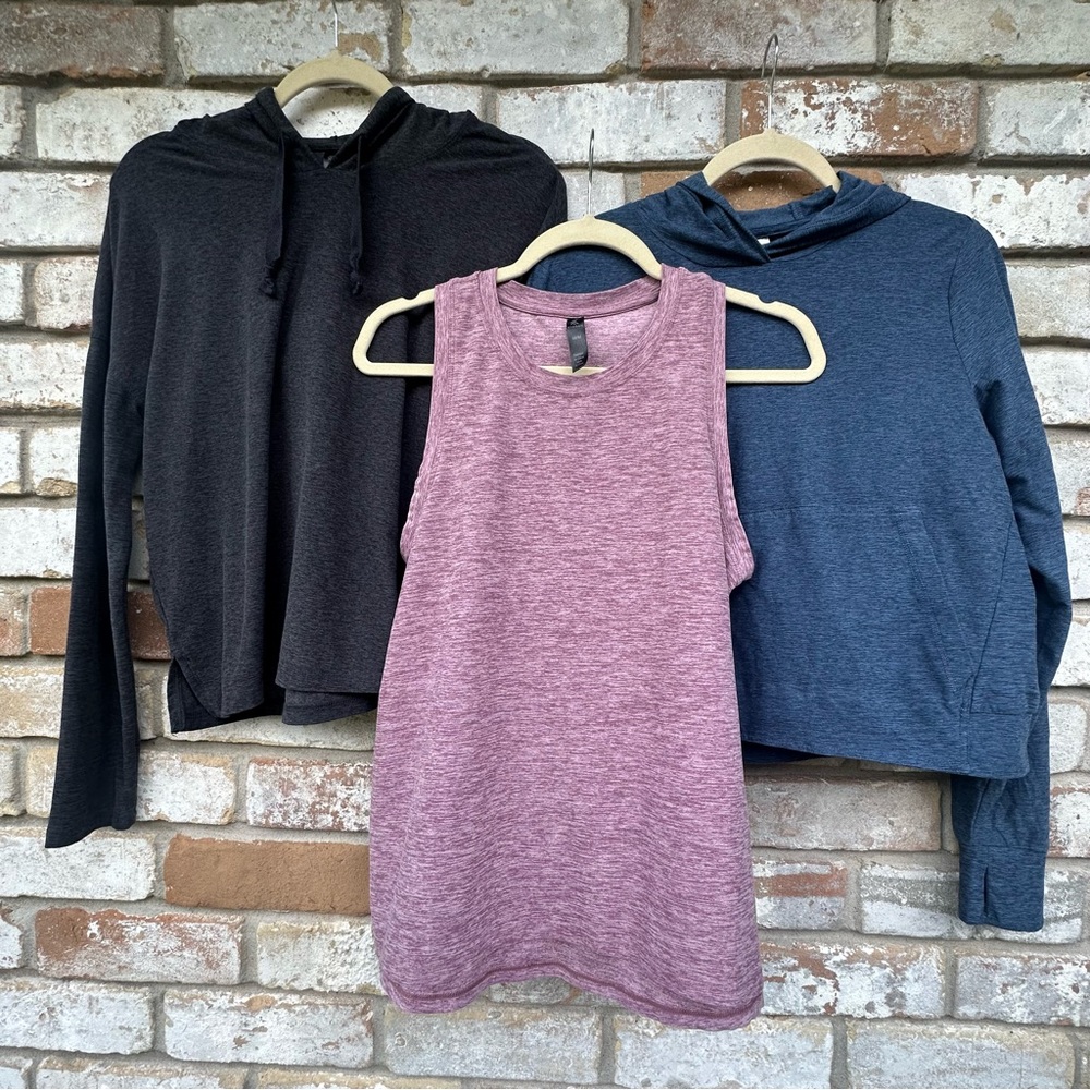 Kyodan Razor Back Tank Top + 2 Kyodan Pull-over Hoodies